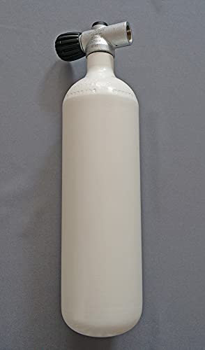 High Tech Diving Bouteille de plongée 2 litres 300 bar complète avec valve filetage M25 x 2 mm