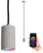 SSC-LUXon Natur Beton Hängeleuchte PIA inkl. WiFi Smart RGB GU10 Lampe - Design Esstischlampe kompatibel mit Alexa, Siri & Google