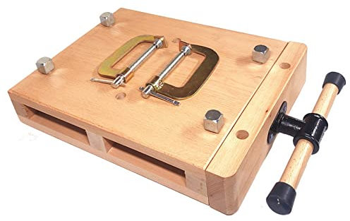 Duchunsheng Tischklemmen Schraubzwingen Holzbearbeitungs-Schraubstock, Schwerlast-Schraubstock Rohrschraubstock,Für Garage, Studio, Schraubstock Mit Klemme (Size : L 50cm W 30cm)