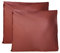 Kissenbezug 60x60 cm 2er Set - 100% Baumwolle, Superweicher Premium Jersey Kopfkissenbezug, Schlicht und edel im Design, Made in Italy - Bordeaux