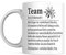 Kollegen Geschenk Tasse Team, Chef, Chefin, Lieblingskollegen, Mitarbeitergeschenke, Bürotasse, Kaffeetasse, Kaffeebecher, Motivation, Spruch, Keramik 330ml