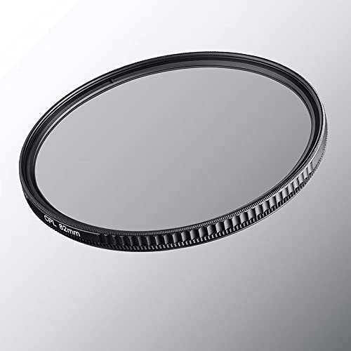 Filtre CPL 86/95/105mm Filtre polarisant Circulaire Super Mince à 28 Couches Filtre MRC polarisé Multicouche (Caliber : 86mm, Color : Green)