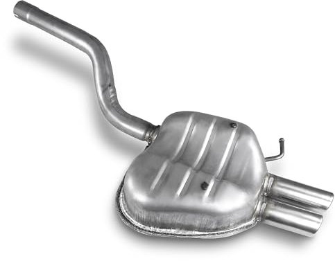 ATEC Germany 1x Endschalldämpfer Kompatibel mit SKODA OCTAVIA 2 (1Z3), OCTAVIA 2 Kombi (1Z5), VW GOLF 5 Variant (1K5), GOLF 6 Variant (AJ5), JETTA III (1K2)