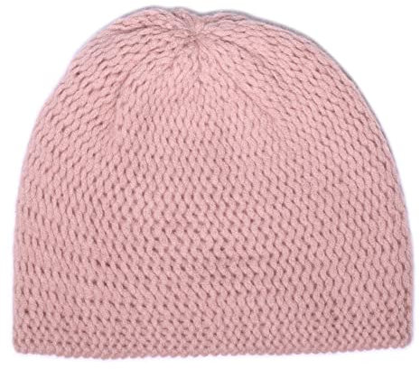 Tumelo 100% Kaschmir Mütze Damen & Herren, edle Cashmere Beanie Strickmütze, Unisex, warme Wintermütze - Camel