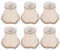 Lampenschirme Set von 6, Lichtschirme für Lampen, Kronleuchterschirme, klein, modern, zum Aufstecken, Lampenschirme für Tisch, Boden, Wand, Kronleuchter, Nachttischlampe