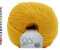 Online Sockenwolle 6-fädig einfarbig gelb | Strumpfwolle Supersocke 6-fach 321 Merino Uni | dickes Sockengarn mit Merinowolle zum Stricken und Häkeln (5007 Gelb)