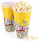 com-four® 4X Popcorn Bucket - Bol Reutilizable para Palomitas - Vaso para Beber Palomitas - Vaso para Palomitas para la Noche de Cine