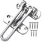Door Chain Lock for Front Door, Swing Bar Door Guard Lock, Door Security Chain Lock, Anti-Theft Internal Door Safety Latch, Door Chain Latch for Home Apartment Hotel Dormitory(Silver)
