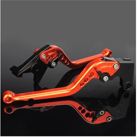 Kupplung Bremshebel Motorrad Einstellbare Bremse Kupplung Hebel Für Kawasaki Für Z650 Für Z900 Für Ninja 600/R Für ER6F Für ER-6F Für 650 Für KLE650 2017-2022 Kupplungshebel (Color : 177mm Orange)