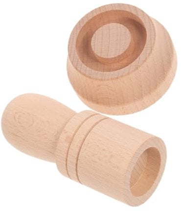 Sosoport Solid Wood Plant Pot Maker Seedling Grower for Diy Gardeners Paper Wood Pot Makers