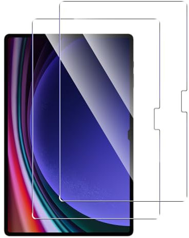 Anoowkoa Verre Trempé Compatible avec Samsung Galaxy Tab S10 Ultra/S9 Ultra/S8 Ultra 14,6 Pouces Film Protection Écran Ultra Résistant aux Rayures Protecteur de Portable pour Écran Complet, 2 Pièces