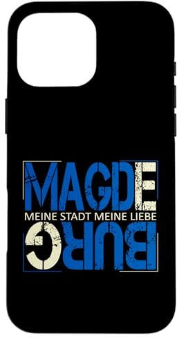 Magdeburg Magdeburch Stadt Heimatstadt Sachsen-Anhalt Hülle für iPhone 16 Pro Max