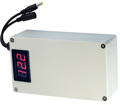 SSCYHT 12 V 10400 mAh 20000 mAh 30000 mAh Lithium-Ionen-Akku Ersatzakku 12 Volt Akku mit 12,6 V 1A/2A Ladegerät,20ah