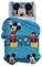 Disney Bettwäsche-Set für Einzelbett, Bettbezug + Kissenbezug, Bettbezug mit Kissenbezug, Bettbezug 155 x 200 cm, 100% Baumwolle, Micky Maus (kein Spannbettlaken)