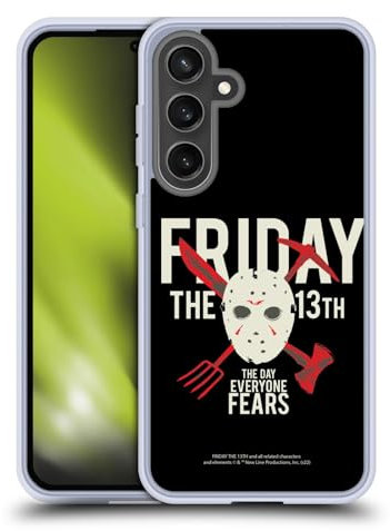 Head Case Designs sous Licence Officielle Friday The 13th 1980 The Day Everyone Fears Graphiques Coque en Gel [Qualité Militaire] Compatible avec Samsung Galaxy S24 FE Et Compatible avec MagSafe