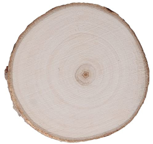Türanhänger aus Kiefernholz, natürliches DIY-Heimdekoration, handgefertigtes Holzschild für die Haustür, personalisierte Malerei und Beschriftung, 8 cm Durchmesser, 10 Stück