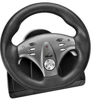 Trust Stuurwiel FF380 Force Feedback - Volante/Mando (USB, Drivers for Windows 98, ME, 2000 and XP Included., 280 x 315 x 260 mm, 3590 g, 340 x 275 x 285 mm, 4100 g)