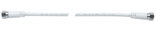 Axing MAK 040-80 doppelt geschirmtes Patch-Kabel Koaxialkabel Class A mit F-Stecker 0,40 m