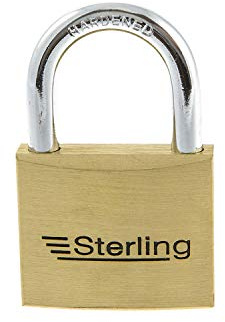 Sterling BPL130 30mm Padlock, Brass