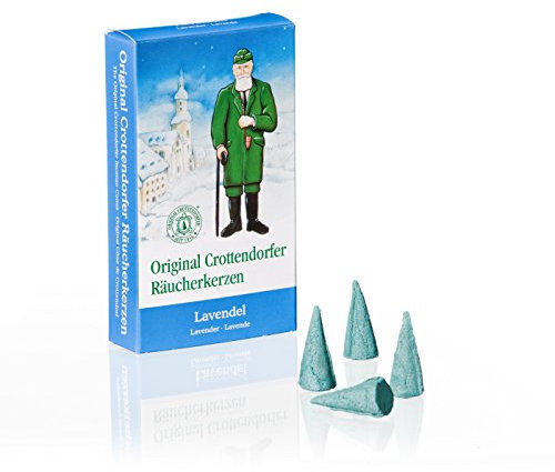 Original Crottendorfer - Räucherkerzen - Duft: Lavendel - Menge: 24 Stück - Größe: M - Made in Germany