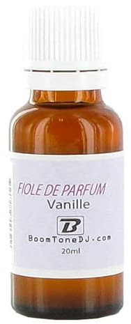 BoomToneDJ Fiole Vanille 20 ml Parfum pour liquide Machine à fumée/Brouillard