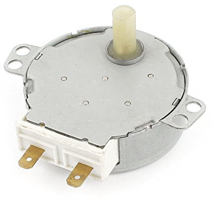 sourcing map Mikrowellen Ofen Plattenspieler Synchron Motor 4W 5RPM WECHSELSTROM 220/240V DE de