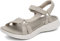 Skechers Femme on-The-go 600-Brilliancy Wide Sandale de Sport, Naturel, 38 EU Large