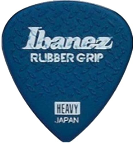 IBANEZ Grip Wizard Series Rubber Grip Flat Pick - blau 6 Stück (PPA16HRG-DB)