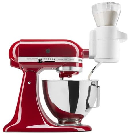 KitchenAid KSMSFTA Tamis + support gradué, 4 tasses, blanc