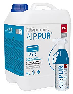 CH Quimica Pack AIRPUR - Garrafa + Pulverizador para Eliminar Olores en Aire Acondicionado | Bricoprofesional