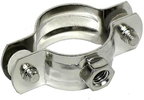 Edelstahl Rohrschelle aus V4A (26-31 mm 3/4)