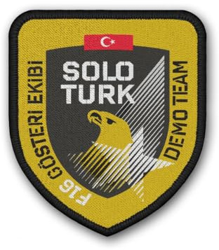 Solo Türk Patch Militär F16 Gösteri EKIBI Aufnäher abzeichen wappen Logo #24367