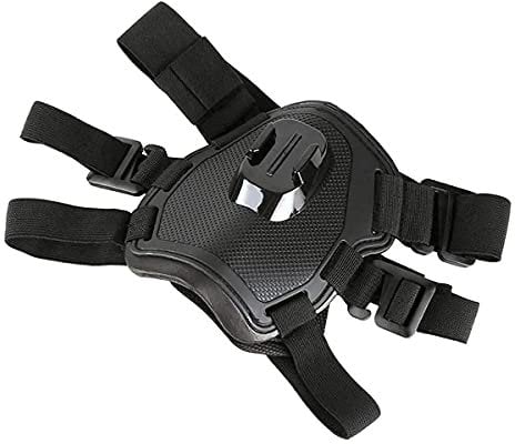 DUTTY Action Camera Dog Harness Mount Adjustable for GoPro Hero 7 6 5 4 Xiaoyi Sports Cam Chest Strap Holder