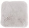 CB Home & Style Kunstfell Dekofell Teppich rosa grau Taupe Creme Sitzkissen Lammfellimitat Felloptik Verschiedene Größen (Grau, 38 x 38 cm)