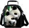 7-Mi Kids Lunch Bag Reusable 3D Design Snack Shoulder Bags with Zipper Online Insulated Thermal Girls Boys Lunch Tote Bags Cooler Box for Picnic(Panda)