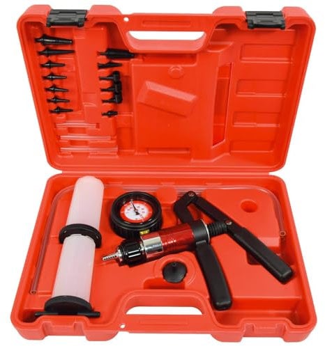 Autobest Pompe à Pression dépression - Testeur - Pompe à Vide - purgeur de Frein