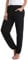 Nieery Pyjamahose Damen Baumwolle Schlafanzughose Lang Jogginghose Sporthose Sweatpants Freizeithose Hausanzug Nachtwäsche Schwarz XXL