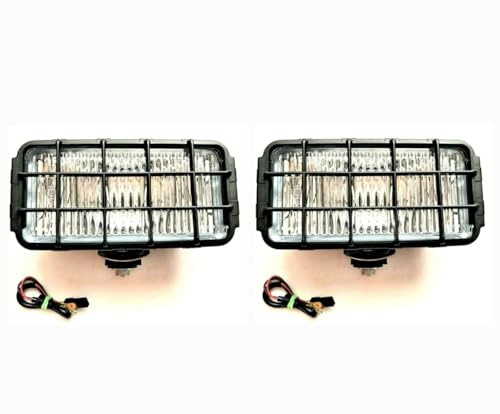 MelTruck® 2x H3 Halogen Nebelscheinwerfer 12V 24V Zusatzscheinwerfer E20 Nebellicht für LKW