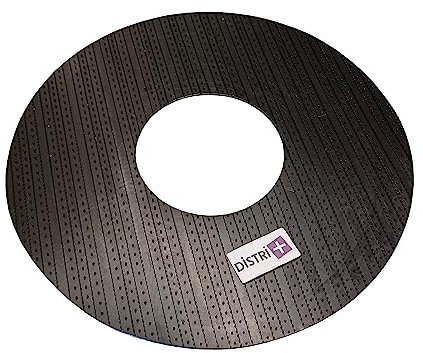 Distri+ - Semelle à picots pour réparation des plateaux d'autolaveuses ou monobrosses - Diamètre extérieur : 430mm