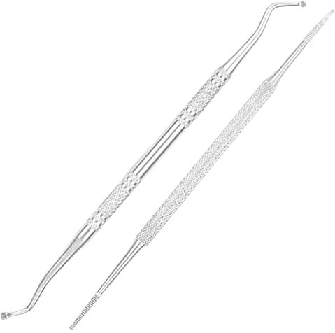 KZTHA Solleva Unghie Incarnite - Pedicure Utensile Lima per Unghie incarnite & Lifter kit bordi laterali Chiropody incarnite - acciaio inox Podologia strumenti