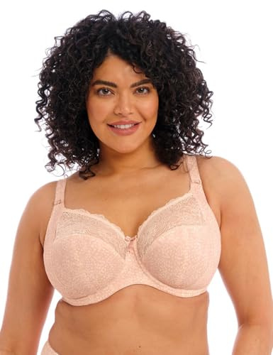 Elomi Damen Plus Size Morgan Banded Bügel-BH Stretch Spitze BH, Cameo Rose, 85L