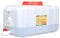 SPEGZ Bidón para Agua Contenedor De Agua De PláStico Horizontal Espesa Blanca Tanque De Agua De La Tina PortáTil Agua Potable DepóSito Adecuado para El Uso De Coches De Viaje De Campo(Size:25L)