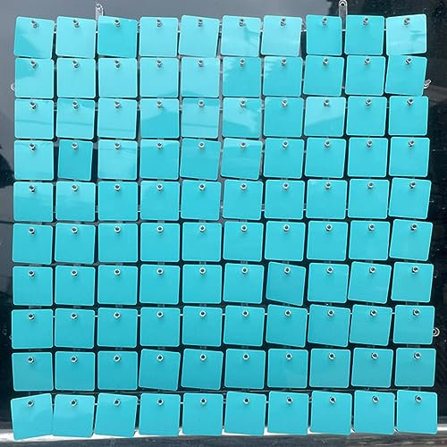 TERPCO 12PCS Shimmer Wall Fondale Pannello di cristallo Paillettes Art Wall backgroud Panno Vernice Matrimonio Compleanno Decorazione festa-12PCS