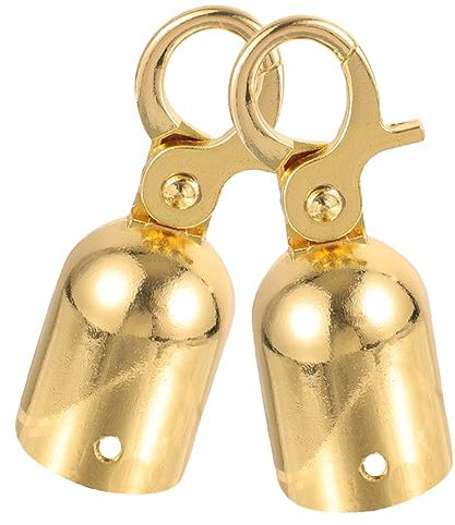 DOITOOL 2 Stück Edelstahl Seil Endstopper Mit Karabinerhaken Rostbeständig Kordelstopper Für Terrassenseilbeschläge Installieren Wetterbeständig