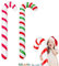 VIKY® Aufblasbare Zuckerstangen Weihnachtsdeko Outdoor, 2 Stück Groß Weihnachten Zuckerstange, Christmas Decorations, Spielzeug Ballons Zuckerstangen für Weihnachten Party Deko, Christbaumschmuck