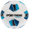 Sport-Thieme Fußball Fairtrade | Trainingsball | Thermobonding-Technologie, SR-Blase | Größe 5 | 420 g | PU Oberfläche | Weiß-Blau | 0,7-0,9 bar