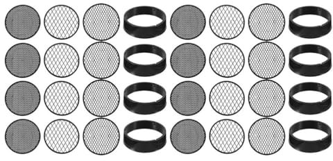 Toddmomy 8 Sets Soil Sieve Scientific Supplies Stone Sieve Soil Sand Sieve Hand Sifter Gardening Classifier Large Garden Sieve Lawn Bonsai Tools Handheld Equipment Primary School Plastic