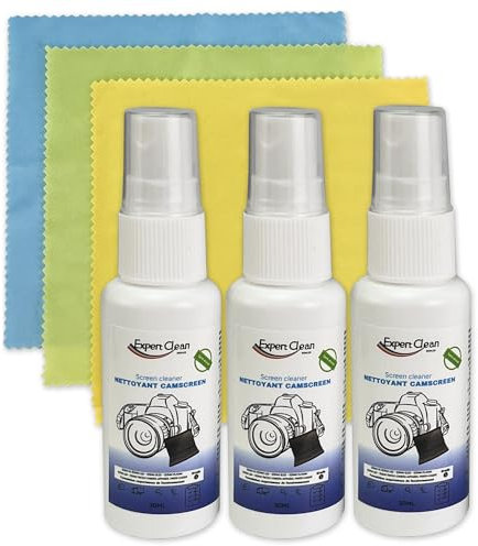 Arts des Vosges : Kit Nettoyage Appareil Photo écrans nettoyant Lunettes de Vue Chiffon Microfibre pour lentilles DSLR caméra Go Pro nettoyant Telephone kit de Nettoyage pour Appareil Photo