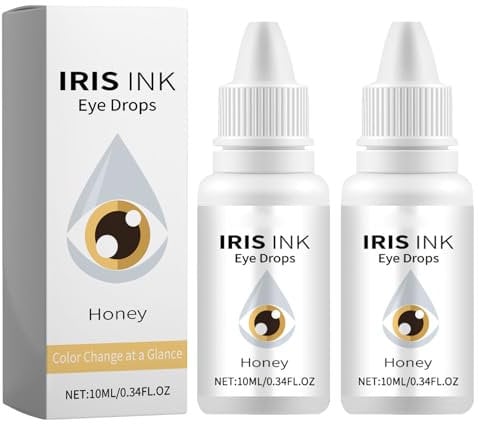 Nurbini Irisink Eye Drops, Fancy Drops Change Your Eye Color, Irisink Eye Drops, Irisink Pro Eye Drops, Iris Ink Colour Changing Eye Drops, Eye Colour Changing Drops, Change Eye Color Drops (Hazel)