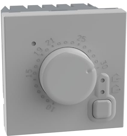 BTICINO MatixGO Termostato 2 moduli grigio JG4441 Termostato ambiente elettronico